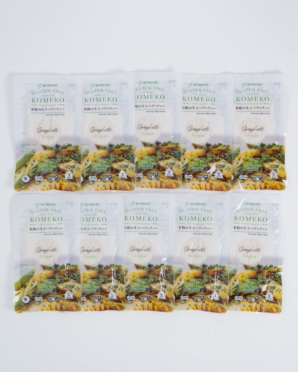 KOMERU 米粉の生スパゲッティー(10食セット)