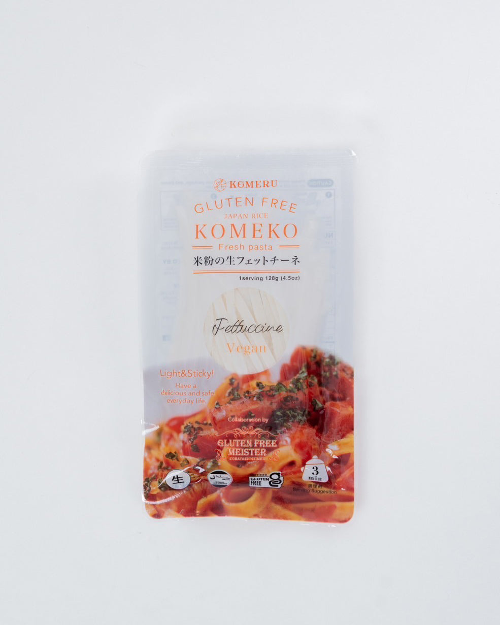 KOMERU 米粉の生フェットチーネ(1食) 国産米粉100%