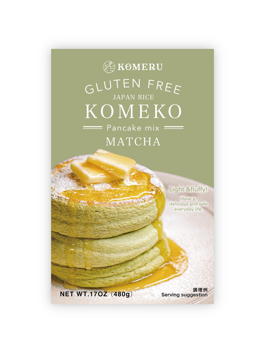 Rice flour pancake mix (matcha)